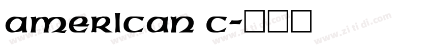 American c字体转换